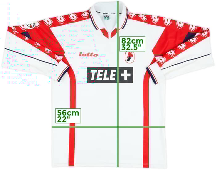 1999-00 Bari Match Issue Home L/S Shirt #4