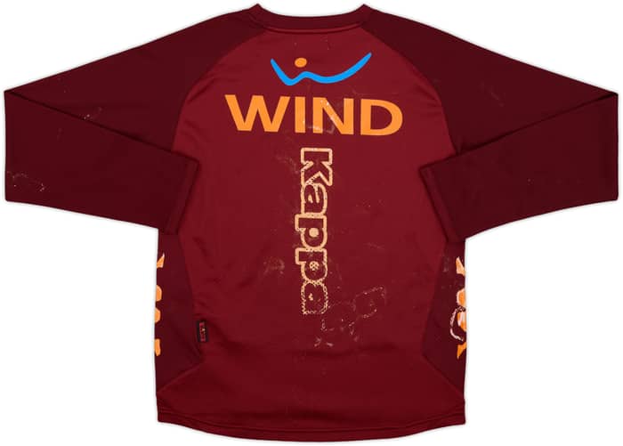2008-09 Roma Kappa Training L/S Shirt - 4/10 - (L.Boys)