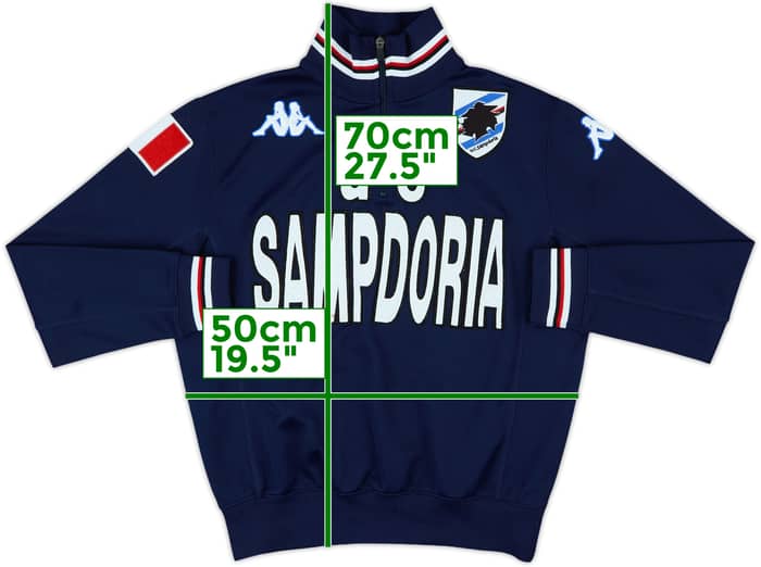 2007-08 Sampdoria Kappa Track Jacket - 6/10 - (M)