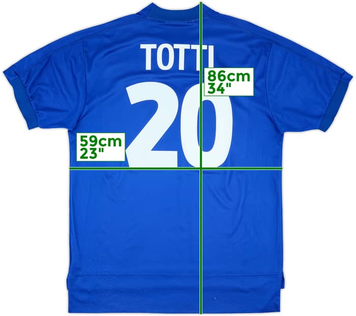 1998-99 Italy Home Shirt Totti #20 - 5/10 - (XXL)