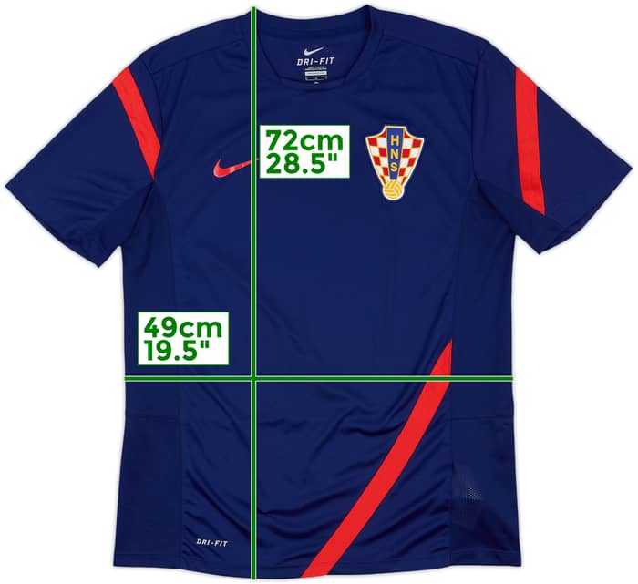 2012-13 Croatia Nike Training Shirt - 9/10 - (M)