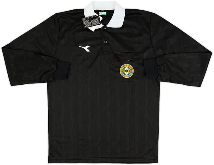 1990s Italy FIGC Diadora Referee L/S Shirt (L)