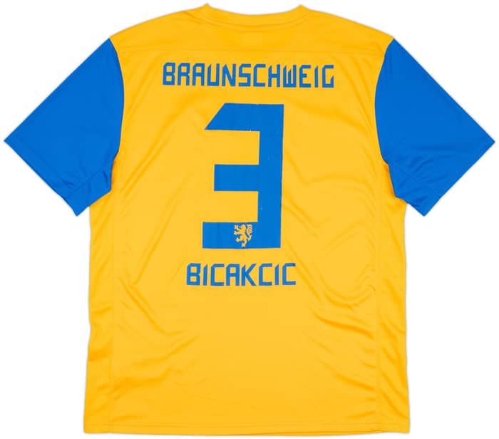 2013-14 Eintracht Braunschweig Home Shirt Bicakcic #3 - 8/10 - (L)