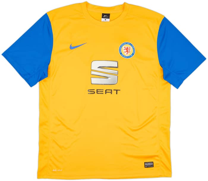 2013-14 Eintracht Braunschweig Home Shirt Bicakcic #3 - 8/10 - (L)