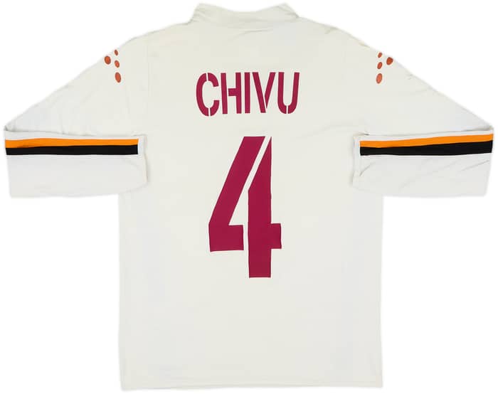2003-04 Roma Away L/S Shirt Chivu #4 - 8/10 - (M)