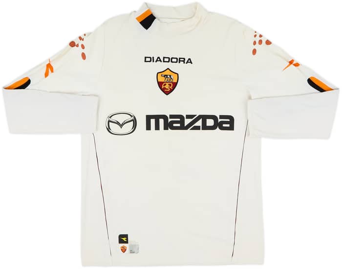 2003-04 Roma Away L/S Shirt Chivu #4 - 8/10 - (M)
