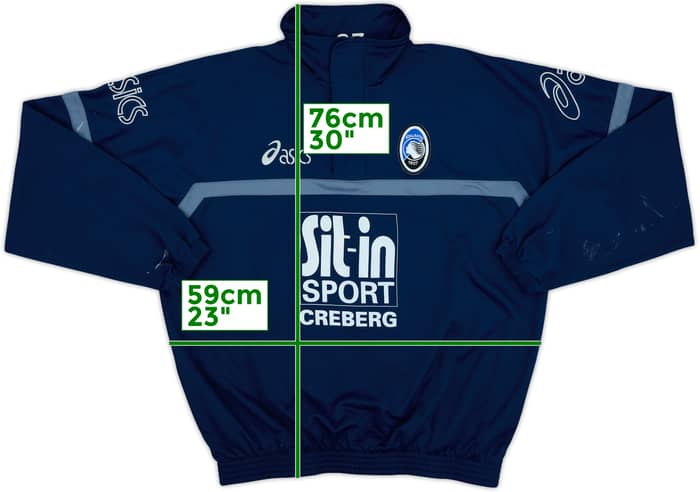2005-06 Atalanta Asics 1/4 Zip Drill Top - 5/10 - (XL)