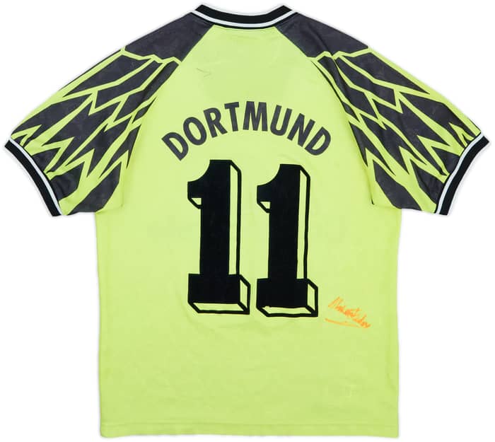 1994-95 Borussia Dortmund Home Shirt #11 - 5/10 - (XL.Boys)