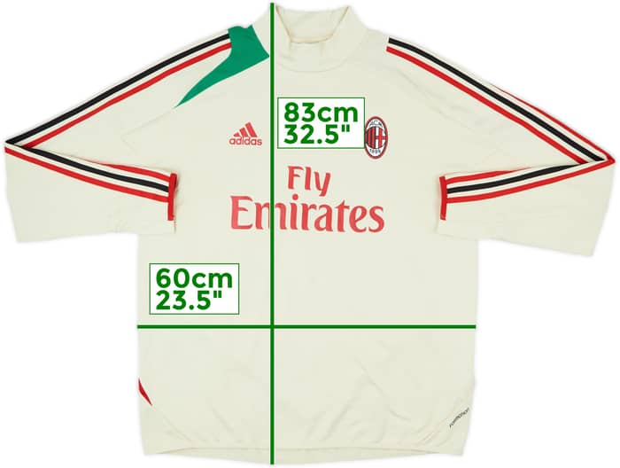 2012-13 AC Milan adidas Drill Top - 5/10 - (XL)
