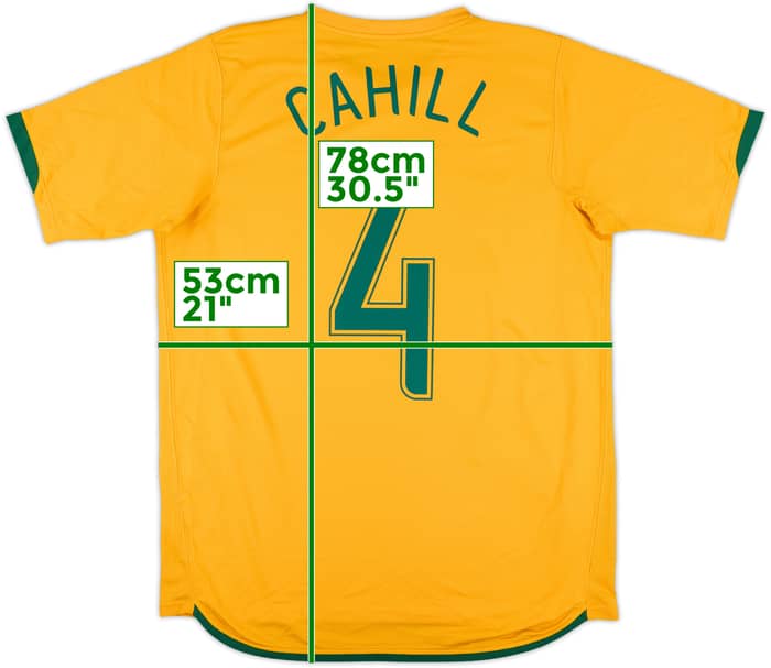 2006-08 Australia Home Shirt Cahill #4 - 8/10 - (L)