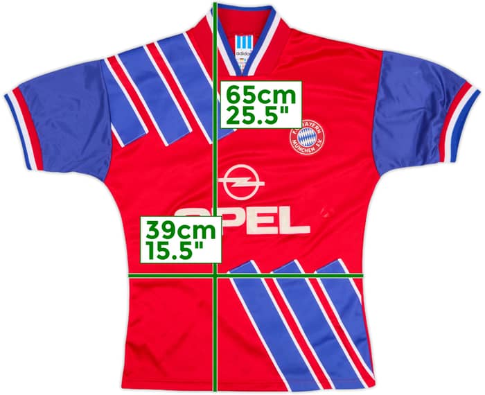 1993-95 Bayern Munich Home Shirt - 8/10 - (L.Boys)