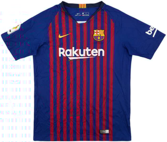 2018-19 Barcelona Home Shirt - 7/10 - (Women's XL)