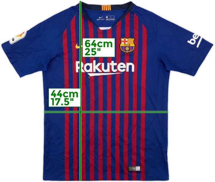 2018-19 Barcelona Home Shirt - 7/10 - (Women's XL)