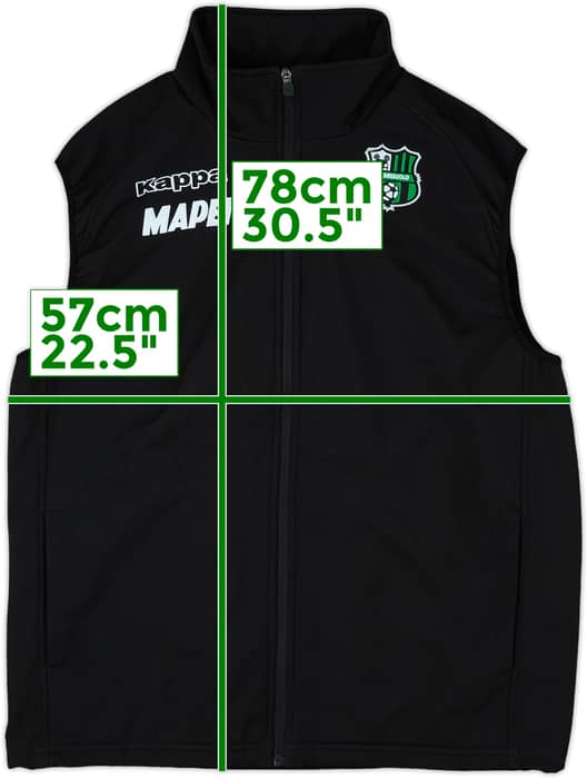 2017-18 Sassuolo Kappa Gilet - 9/10 - (XL)