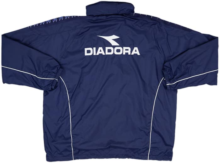 1998-99 Italy FIGC Diadora Hooded Rain Jacket - 7/10 - (XL)