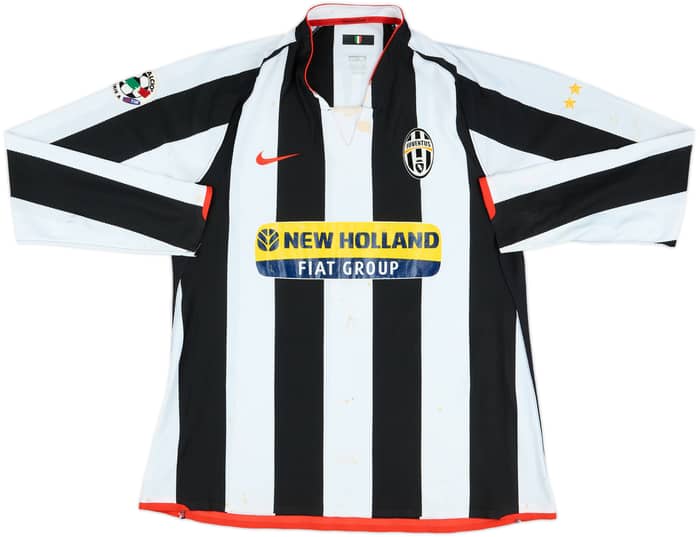 2007-08 Juventus Player Issue Home L/S Shirt Iaquinta #9