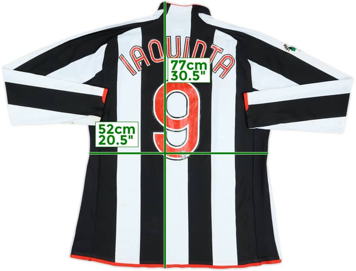 2007-08 Juventus Player Issue Home L/S Shirt Iaquinta #9