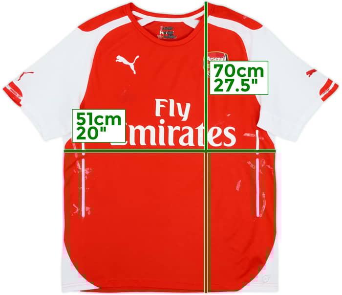 2014-15 Arsenal Home Shirt - 4/10 - (M)