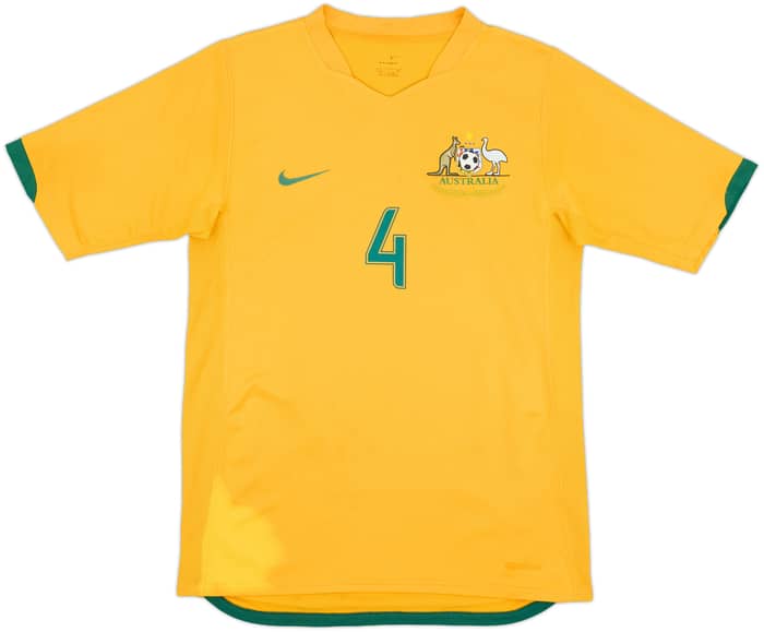2006-08 Australia Home Shirt Cahill #4 - 5/10 - (XL.Boys)
