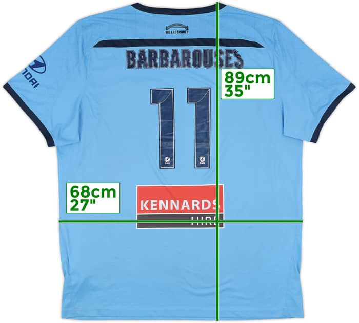 2019-21 Sydney Home Shirt Barbarouses #11 - 5/10 - (3XL)