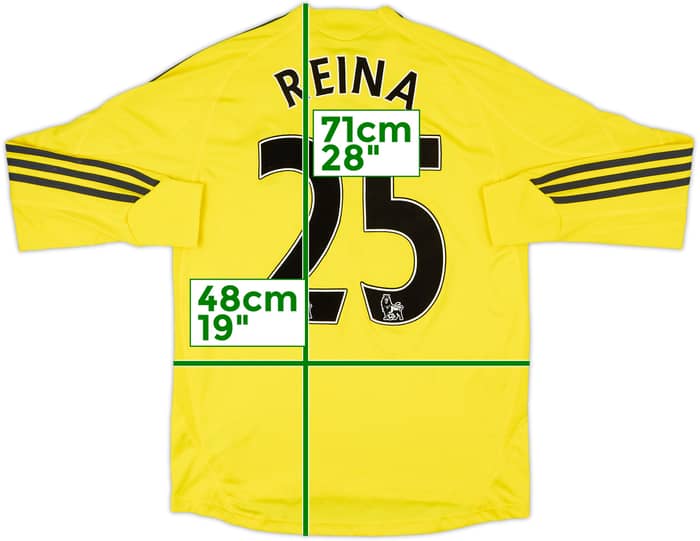 2009-10 Liverpool GK Shirt Reina #25 - 7/10 - (L.Boys)