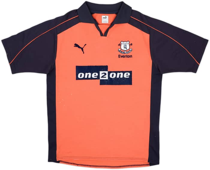 2001-02 Everton Third Shirt Ginola #24 - 6/10 - (M)