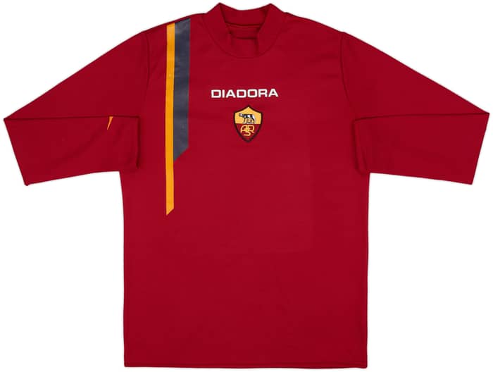 2005-06 Roma Diadora Training L/S Shirt - 5/10 - (M)