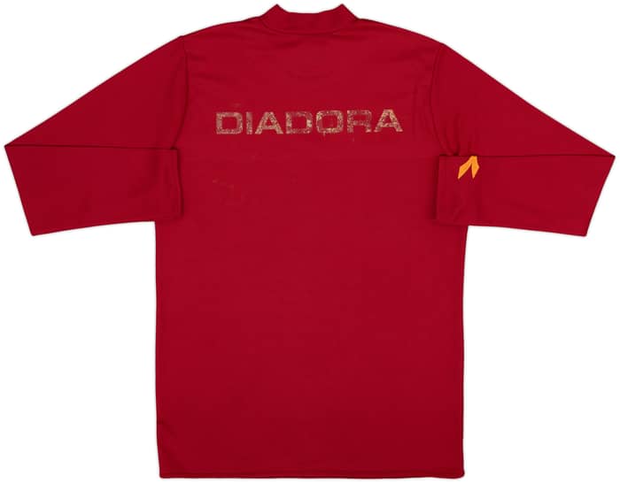 2005-06 Roma Diadora Training L/S Shirt - 5/10 - (M)