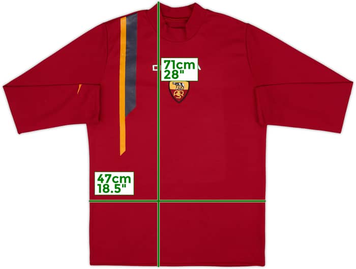 2005-06 Roma Diadora Training L/S Shirt - 5/10 - (M)