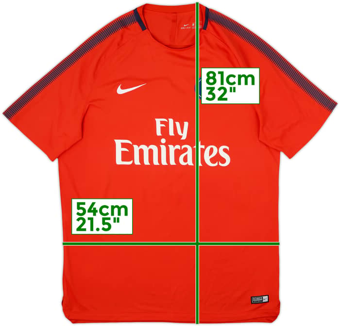 2017-18 Paris Saint-Germain Nike Training Shirt - 4/10 - (XL)