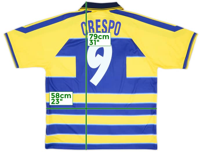 1999-00 Parma Basic Home Shirt Crespo #9 (XL)