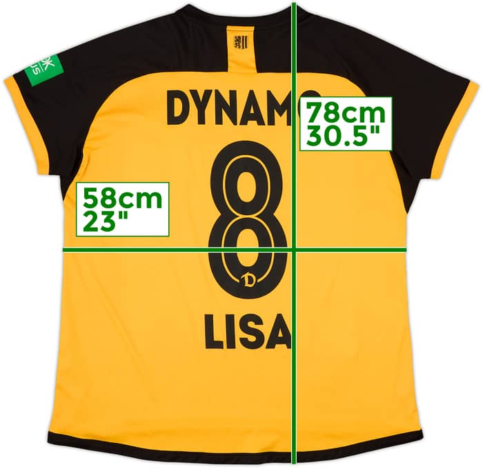 2020-21 Dynamo Dresden Home Shirt Lisa #8 - 8/10 - (Women's 3XL)