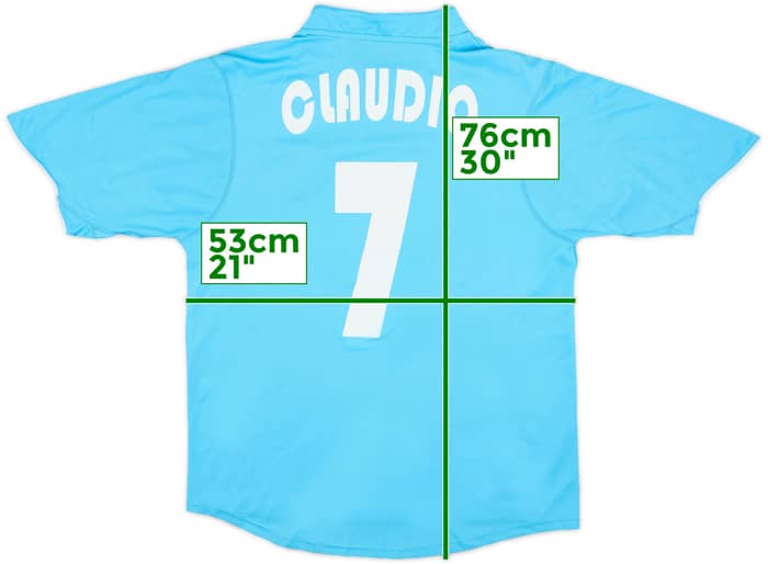 2002-03 Lazio Home Shirt Claudio #7 - 6/10 - (L)