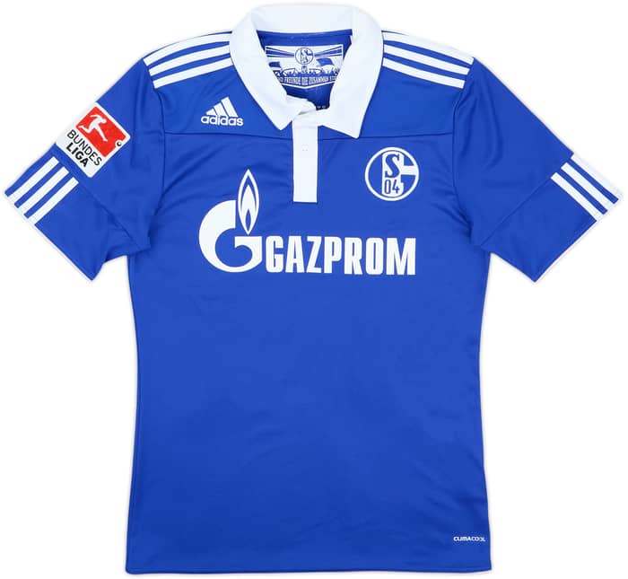 2010-12 Schalke Home Shirt Huntelaar #25 - 6/10 - (S)