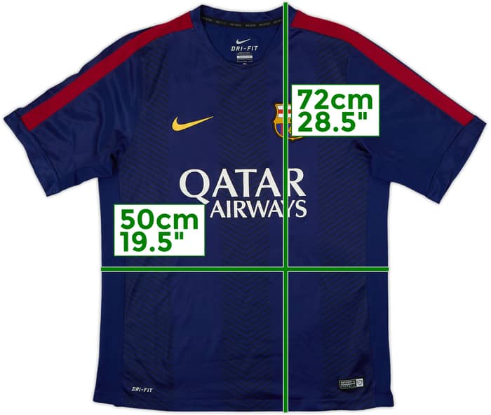 2014-15 Barcelona Nike Training Shirt - 9/10 - (L)