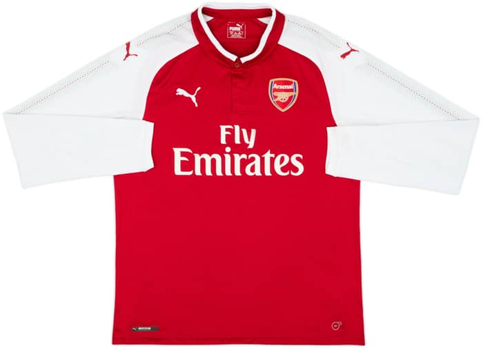 2017-18 Arsenal Home L/S Shirt Ozil #11 - 6/10 - (L)