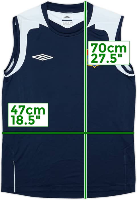2006-08 Lyon Umbro Training Vest - 8/10 - (M)