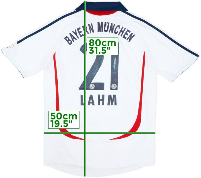2006-07 Bayern Munich Away Shirt Lahm #21 - 5/10 - (M)