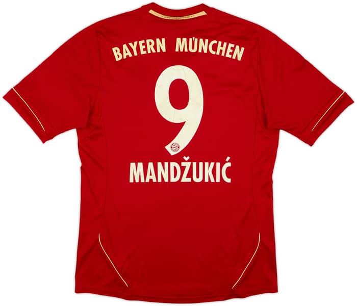 Camiseta de local del Bayern Munich 2011-13 Mandzukic #9 - 6/10 - (M)