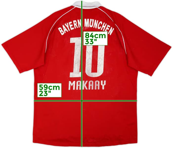 2005-06 Bayern Munich Home Shirt Makaay #10 - 5/10 - (L)