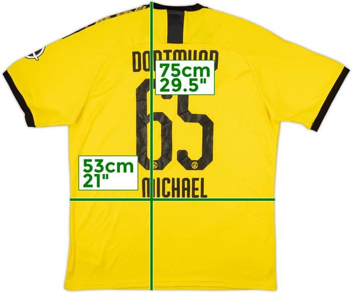 2019-20 Borussia Dortmund Home Shirt Michael #65 - 5/10 - (XL)