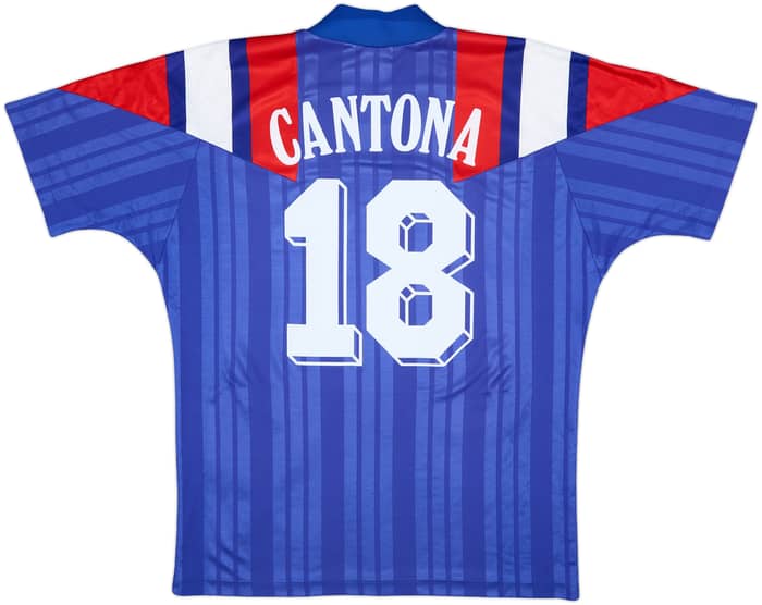 1992-94 France Home Shirt Cantona #18 - 7/10 - (L)