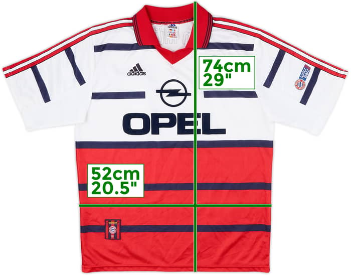 1998-00 Bayern Munich Youth Match Issue Away Shirt #17
