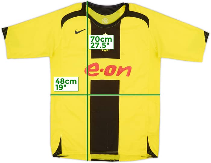 Camiseta de local del Borussia Dortmund 2005-06 - 5/10 - (XL.Niños)