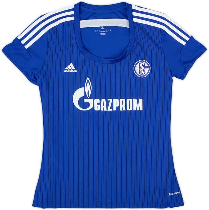 2014-16 Schalke Home Shirt Meyer #7 - 5/10 - (Women's L)