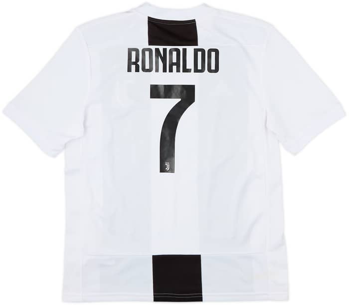 2018-19 Juventus Home Shirt Ronaldo #7 - 8/10 - (15-16 Years)