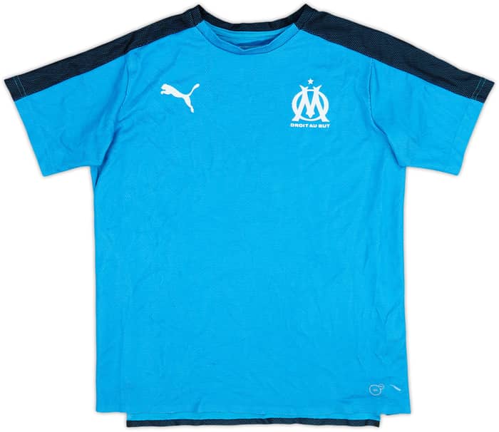 2018-19 Olympique Marseille Puma Training Shirt - 8/10 - (L.Boys)