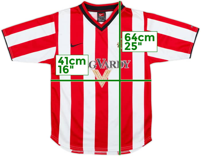 2000-02 Sunderland Home Shirt - 6/10 - (11-12 Years)
