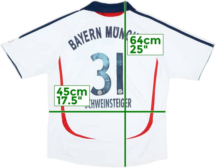 2006-07 Bayern Munich Away Shirt Schweinsteiger #31 - 4/10 - (L.Boys)