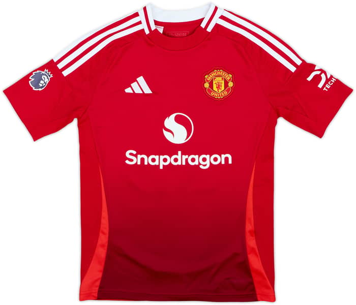 2024-25 Manchester United Home Shirt Casemiro #18 - 7/10 - (11-12 Years)